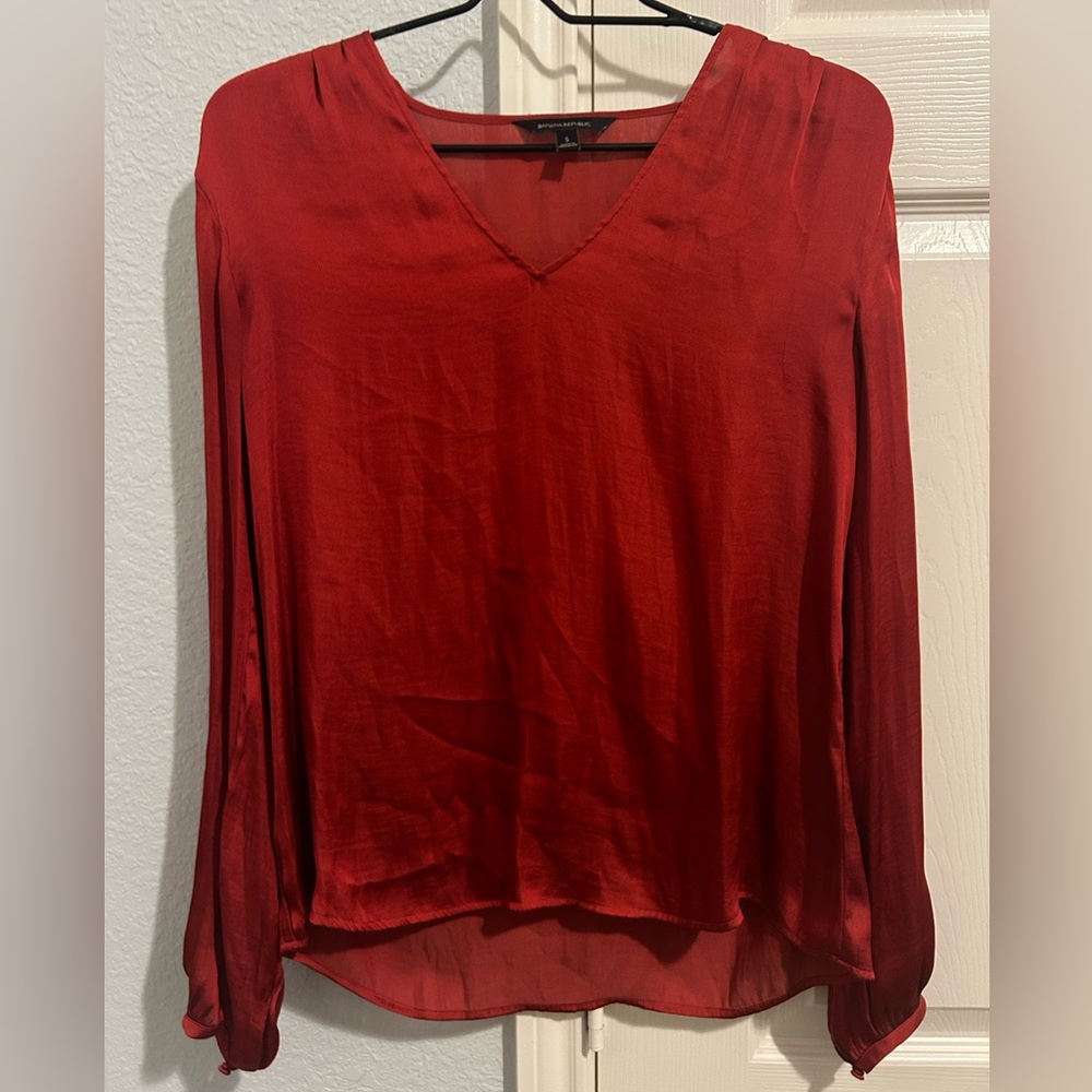 Banana Republic silk top